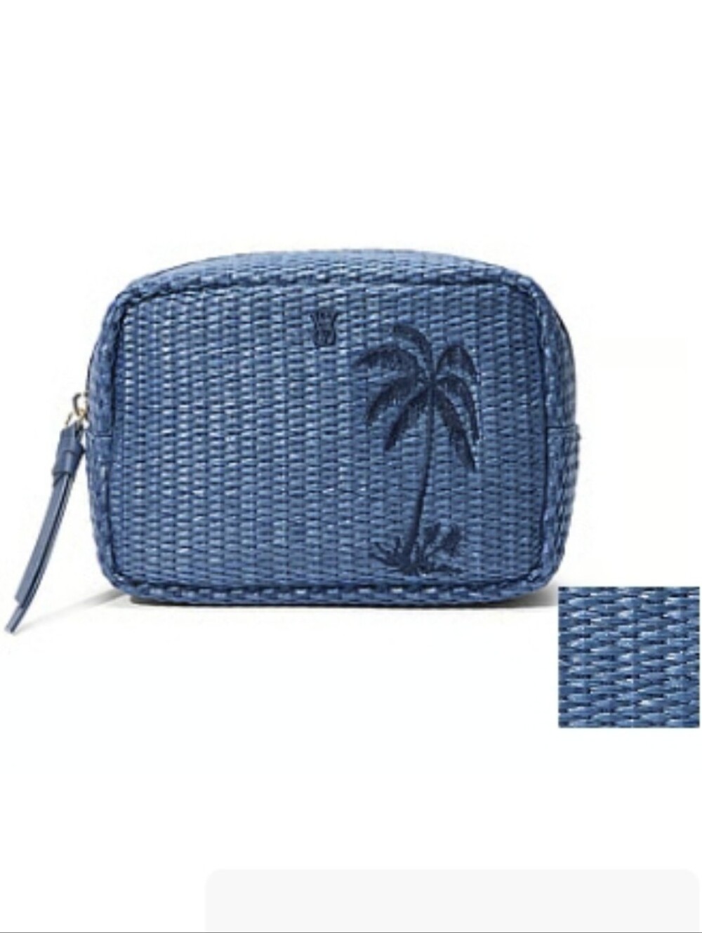 🌟💙 VICTORIA'S SECRET BLUE COSMETIC CASE 💙🌟